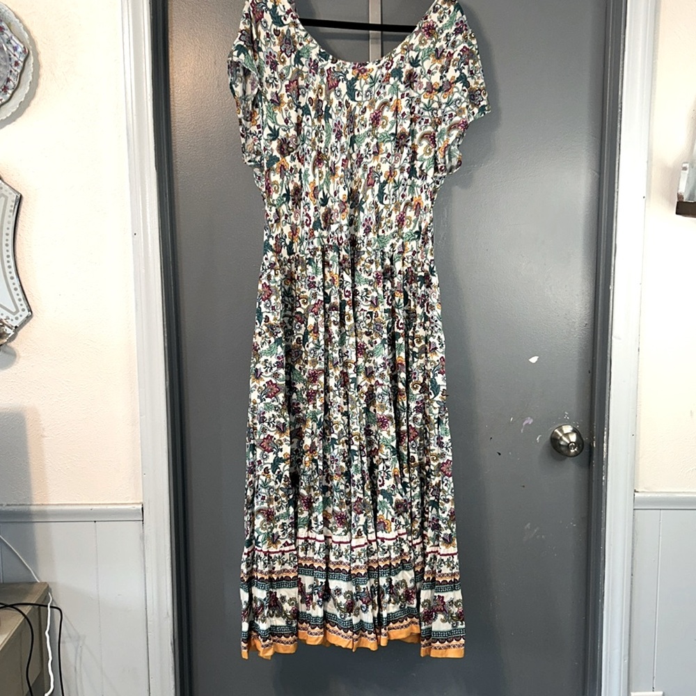 Soft Surroundings Kara floral dress maxi size 2x nwt